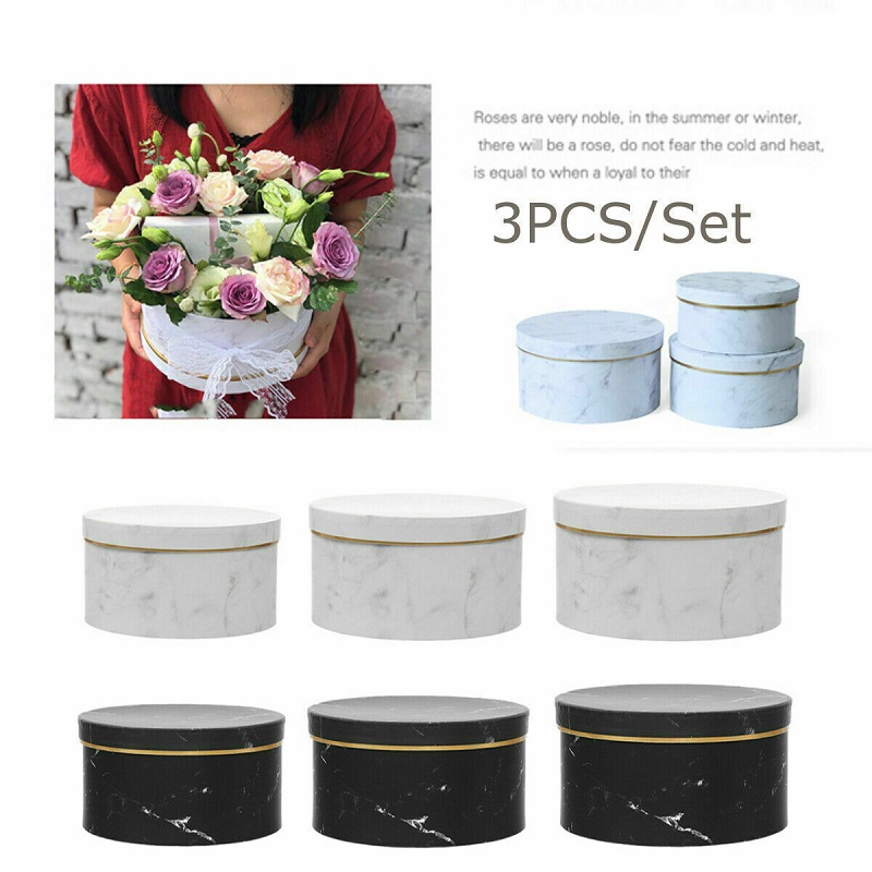 3개입 플로리스트 모자 상자 크리스마스 꽃다발 식물 생 - Florist Supply Vases 리뷰 및 가격