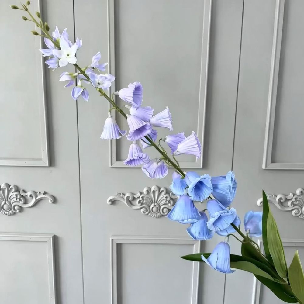 파란색 실크 소재의 인조 꽃, 실제 식물과 흡사한 디자 - Florist Flower Supply 리뷰 및 가격