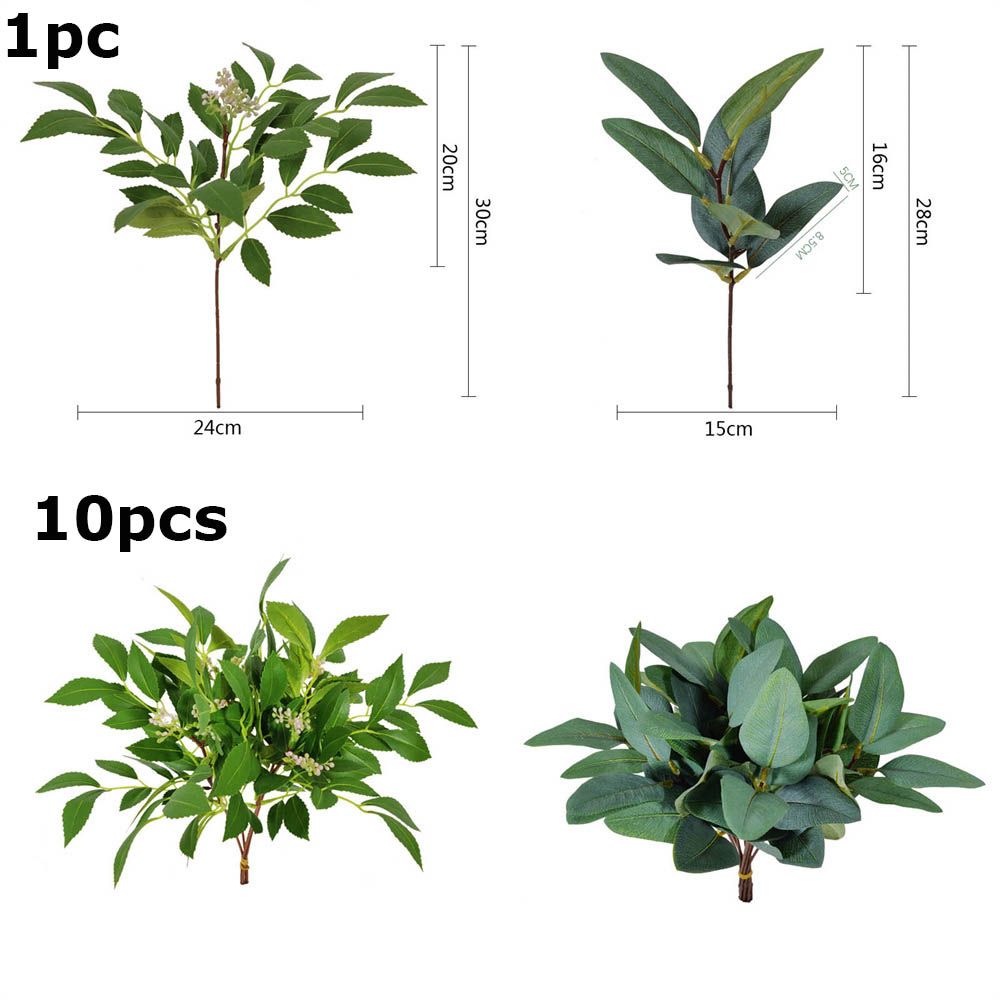 인공 식물 유칼립투스 잎 녹지 줄기, 꽃 가짜 식물 선 - Florist Supply Bulk 리뷰 및 가격